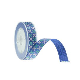 Sorot Pita Satin Grosgrain Pencetakan, Hadiah Natal Pita Satin Reversibel