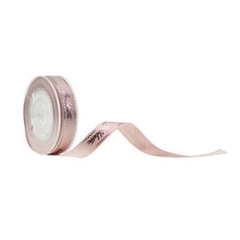 Mengangkat Merek Pada Pita Satin Pink, Pembungkus Coklat Pita Satin Poli Rolled
