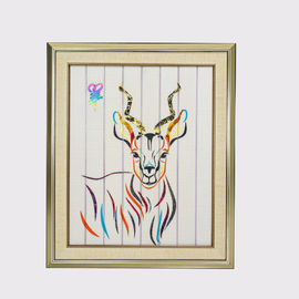 Chinese Zodiac Lukisan Dua Belas Hewan Kambing Dekorasi Rumah Pita Lukisan Framed Art Dekorasi Hiasan Dinding