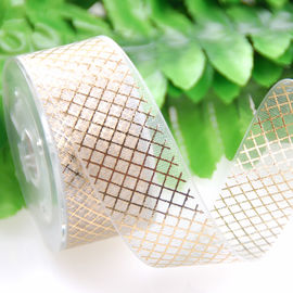 Pita Sisi Ganda Polos 25mm, Pita Organza Putih Untuk Kemasan Kecantikan