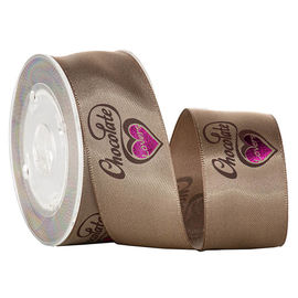 Kemasan Kotak Cokelat Valentines Day 100mm Dicetak Pita Satin