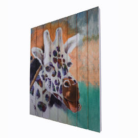 21X18 Dalam Giraffe Ribbon Lukisan Bentuk Persegi Untuk Kamar Tidur Lorong Dekorasi Rumah