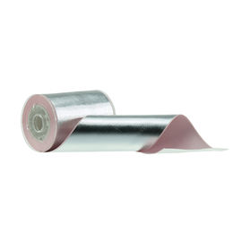 Polyester 75mm Grosgrain Ribbon, Pita Grosgrain Perak Foil Tahan Lama