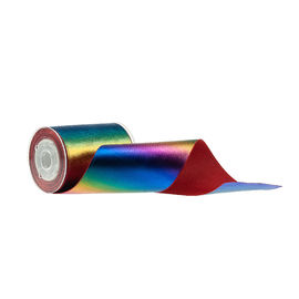 Pita Grosgrain Pribadi yang Tahan Lama, Pita Rambut Anak-anak Diy Rainbow Stripe Ribbon
