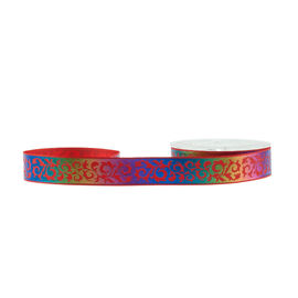 Personalised Rainbow Coloured Ribbon, 13mm Polyester Grosgrain Ribbon