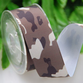 Grosgrain Polyster Ribbon, Sublimasi 25cm Gift Packing Kamuflase Ribbon