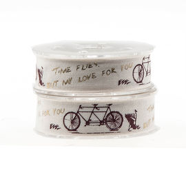 Paket Kosmetik Pita Katun, Pita Katun Putih Hias