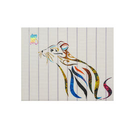 Dekorasi Rumah Tikus Seni Dinding Sederhana, Efek Visual Khusus Hot Ribbon Art