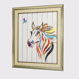 Chinese Zodiac Lukisan Dua Belas Hewan Kuda Dekorasi Rumah Pita Lukisan Framed Art Dekorasi Hiasan Dinding