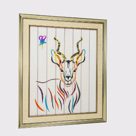 Chinese Zodiac Lukisan Dua Belas Hewan Kambing Dekorasi Rumah Pita Lukisan Framed Art Dekorasi Hiasan Dinding