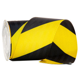 Heat Transfer Air Port 38MM Pita Peringatan Kuning &amp; Hitam