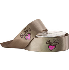 Kemasan Kotak Cokelat Valentines Day 100mm Dicetak Pita Satin